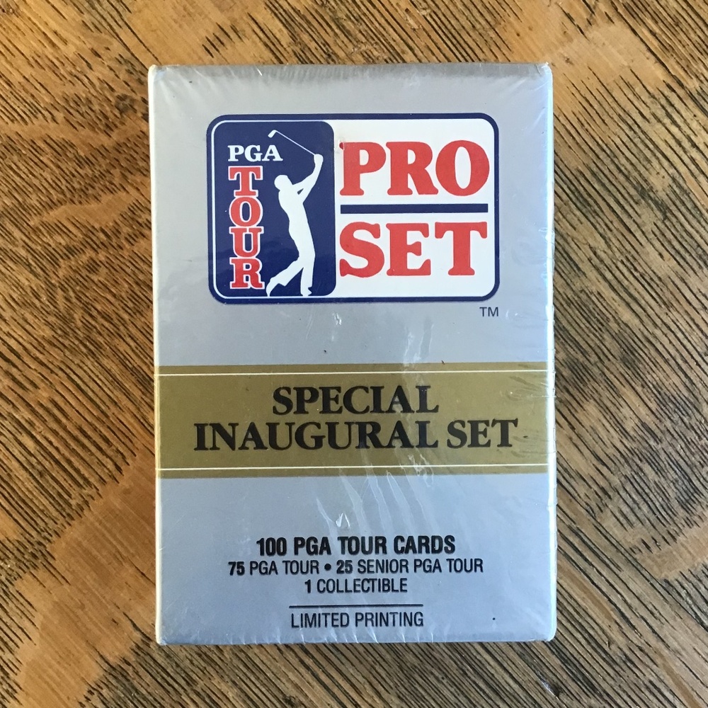 PGA Tour 1990 Special Inaugural Set 100 Golf Cards Factory Sealed Vintage